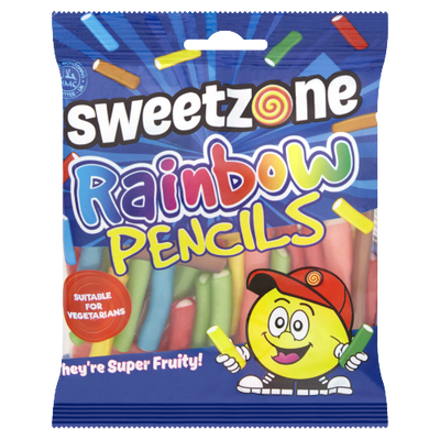 Sweetzone Rainbow Pencils 90g - Shams Shopping Centre Sweet Zone