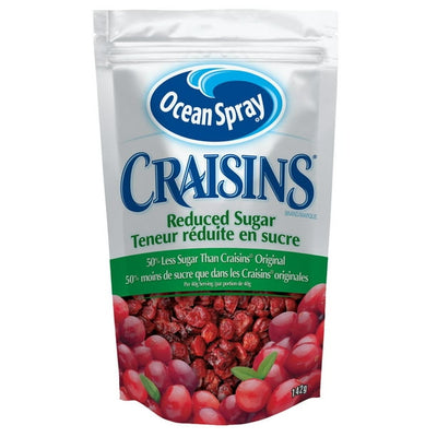 Ocean Spray Dried Cranberries Less Sugar 142g - Shams Shopping Centre Ocean Spray