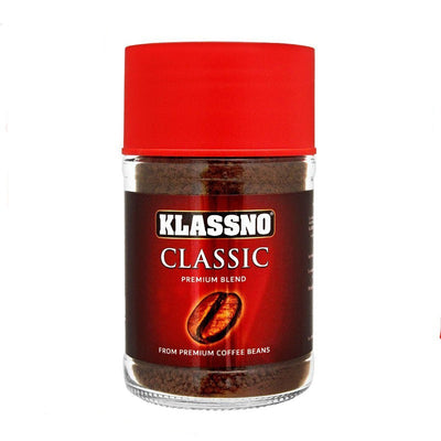 Klassno Classic Premium Blend Coffee Glass Jar 50gm - Shams Shopping Centre Klassno