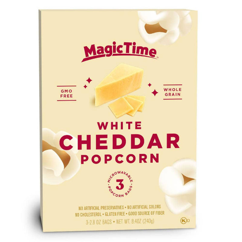 Magic Time White Cheddar Popcorn 240g