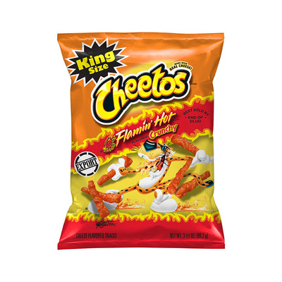 Cheetos Flamin Hot Crunchy 3.5Oz (99.2g) - Shams Shopping Centre Cheetos