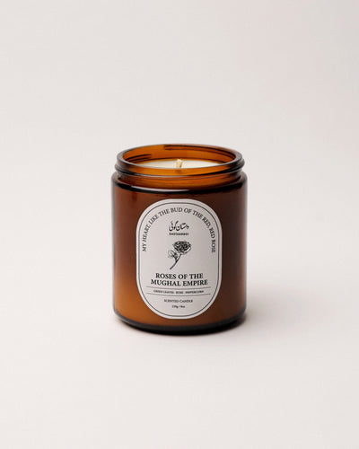 Dastaangoi Roses Of The Mughal Empire 8 Oz Scented Candle - Shams Shopping Centre Dastaangoi