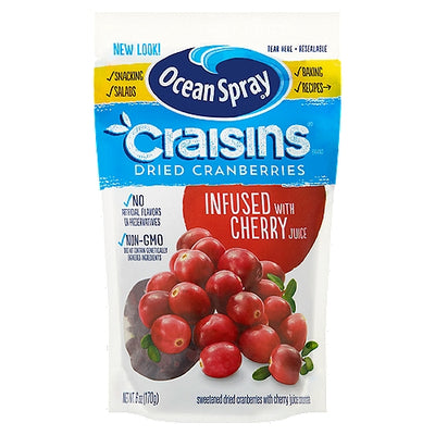 Ocean Spray Dried Cranberries With Cherry 170g - Shams Shopping Centre Ocean Spray