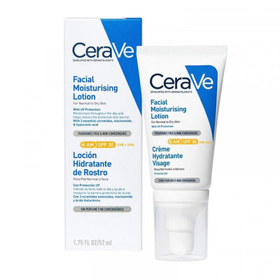 CeraVe Facial Moisturising AM SPF-30 Lotion 52ml - Shams Shopping Centre Cerave