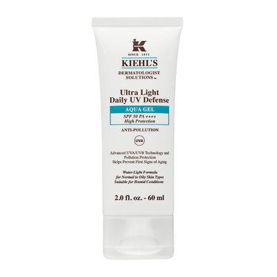 Kiehl's Ultra Light Daily UV Defense Aqua Gel SPF 50 PA+ - 60ml - Shams Shopping Centre Kiehl'S
