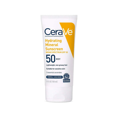 CeraHydrating Mineral Sunscreen SPF 50 150ml - Shams Shopping Centre Cerave