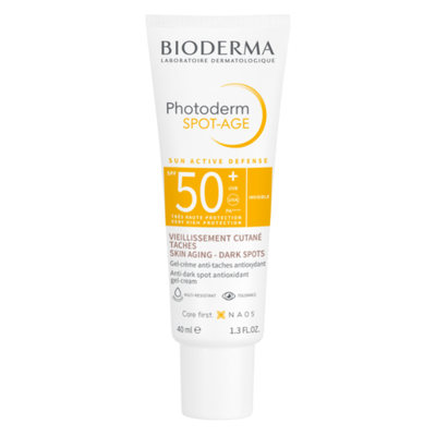 Bioderma Photoderm Spot Age SPF-50 + Sun Active Defence Invisible 40ml - Shams Shopping Centre Bioderma
