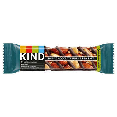 Kind Nuts Sea Salt & Dark Chocolate Bar 40g - Shams Shopping Centre Kind