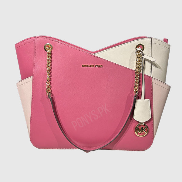 Michael kors hotsell shopper pink