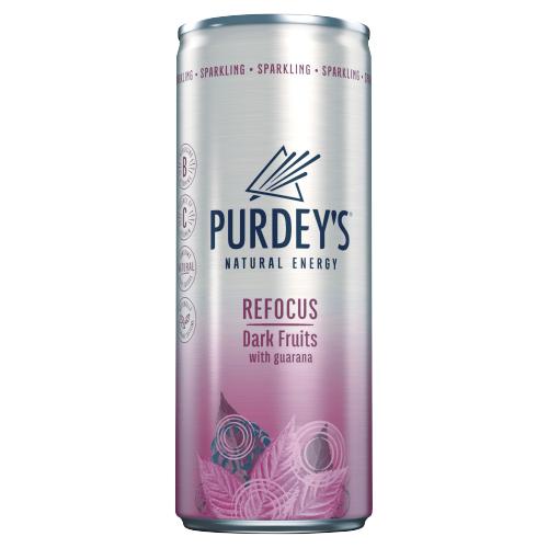 Purdey's Refocus Dark Fruits With Guarana Can 250ml – Shams Shopping Centre