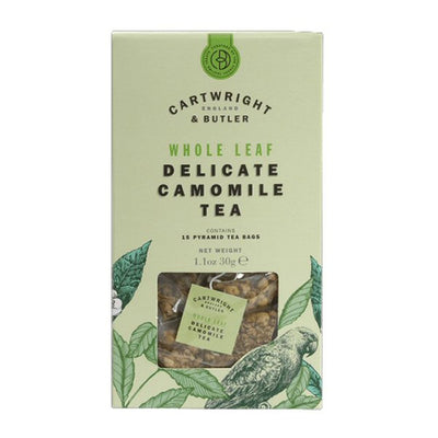 Cartwright & Butler Delicate Chamomile Whole Leaf Tea Bags Carton 30 g - Shams Shopping Centre Cartwright & Butler