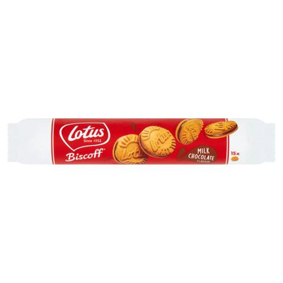 Lotus Biscoff Milk Chocolate Biscuits 150g - Shams Shopping Centre Lotus