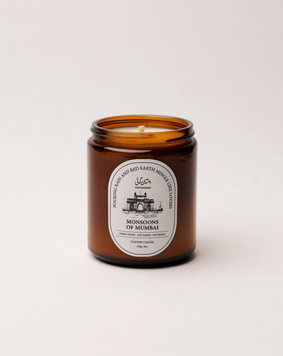 Dastaangoi Moonsoons Of Mumbai 8 Oz Scented Candle - Shams Shopping Centre Dastaangoi