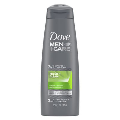 Dove Men 2in1 Fresh Clean Shampoo & Conditioner 355ml - Shams Shopping Centre Dove