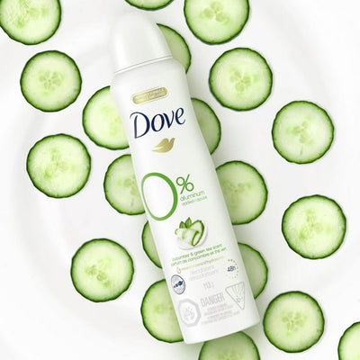 Dove 0% Aluminum Cucumber & Green Tea Deo Body Spray 113g - Shams Shopping Centre Dove
