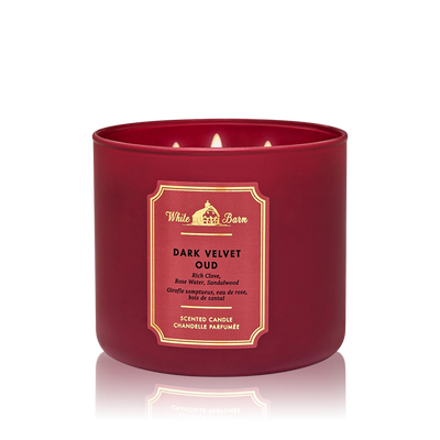 BBW White Barn Dark Velvet OUD Scented Candle - Shams Shopping Centre Bath & Body Works