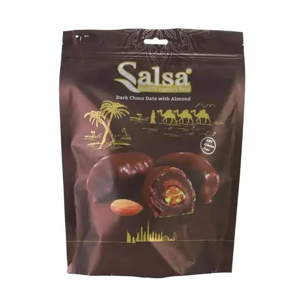 Salsa Dark Choco Date With Almond 500g