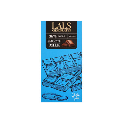 Lals Chocolate 36% Cocoa Smooth Milk 85g - Shams Shopping Centre Lals
