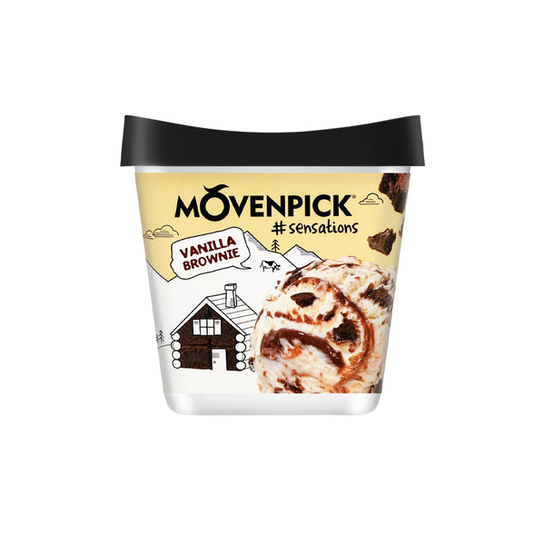 Movenpick Vanilla Brownie Tub 500ml