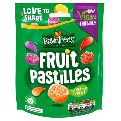 Rowntrees Fruit Pastilles Sweets 113g - Shams Shopping Centre Rowntree's
