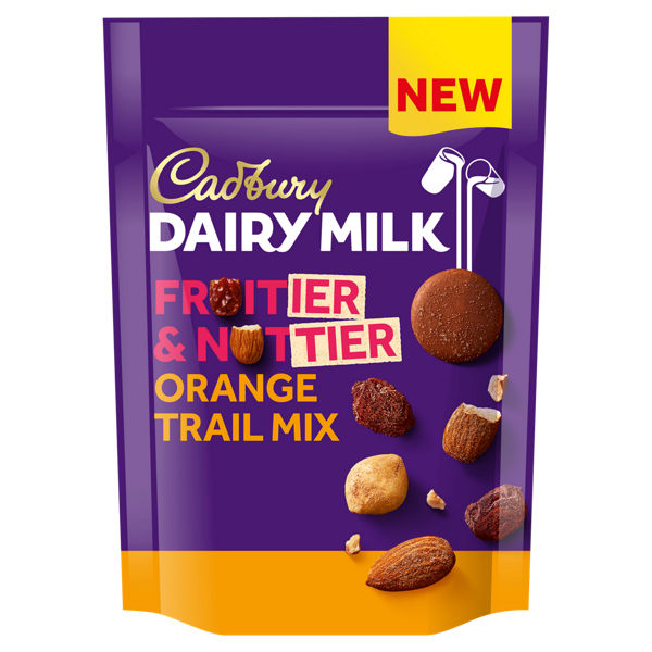 Cadbury Dairy Milk Fruitier & Nuttier Orange Trail Mix 100g