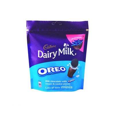 Cadbury Dairy Milk Oreo Chocolate With Cream Cookie Pouch 188.5g - Shams Shopping Centre Cadburys