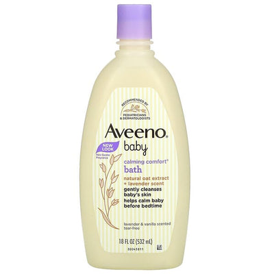 Aveeno Baby Lavender & Vanilla Calming Comfort Bath 532ml - Shams Shopping Centre Aveeno