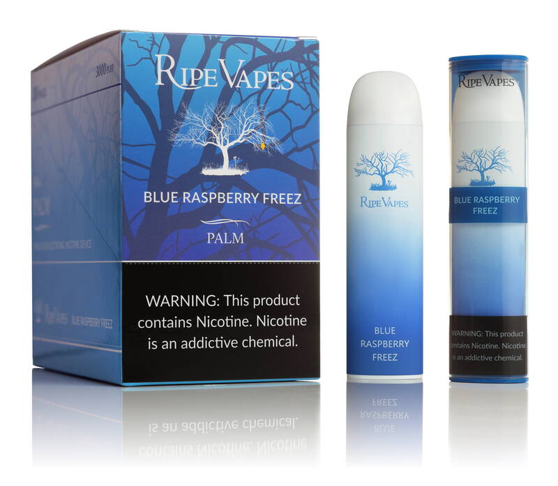 Ripes Vapes Disposable Blue Raspberry 20mg 3000 Puff