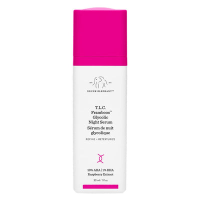 Drunk Elephant T.L.C Framboos Glycolic Night Serum 30ml - Shams Shopping Centre Drunk Elephant