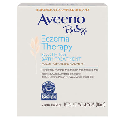 Aveeno Baby Eczema Therapy Bath Treatment Box - Shams Shopping Centre Aveeno