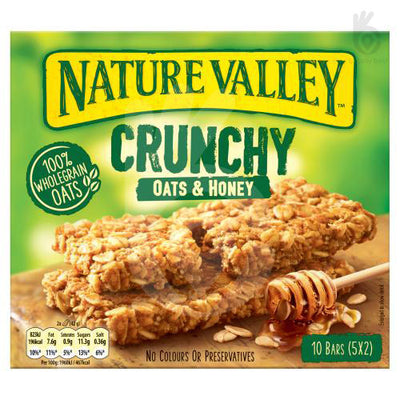 Nature Valley Crunchy Oats & Honey 10 Bars - Shams Shopping Centre Nature Valley