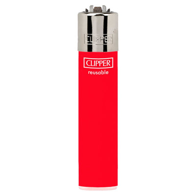 Clipper Solid Colour Silver Large Lighter CP11R - Shams Shopping Centre Clipper