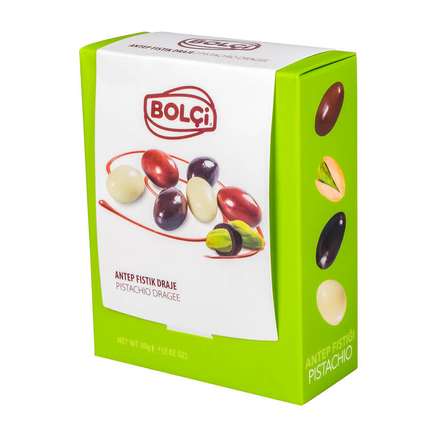 Bolci Assorted Chocolate Pistachio Dragee 80g Shams Shopping Centre