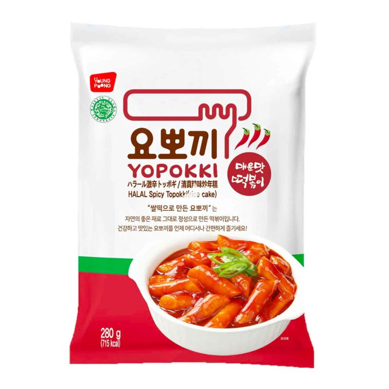 Yopokki Halal Spicy Pouch 280g