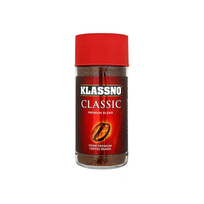 Klassno Classic Premium Blend Coffee Glass Jar 200gm - Shams Shopping Centre Klassno