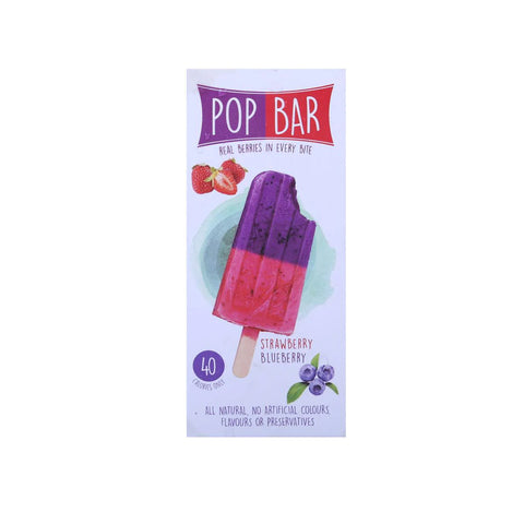 Pop Bar Strawberry Blue Berry 80g
