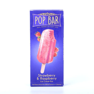 Pop Bar Strawberry & Rasberry Ice Cream 70g - Shams Shopping Centre Pop Bar