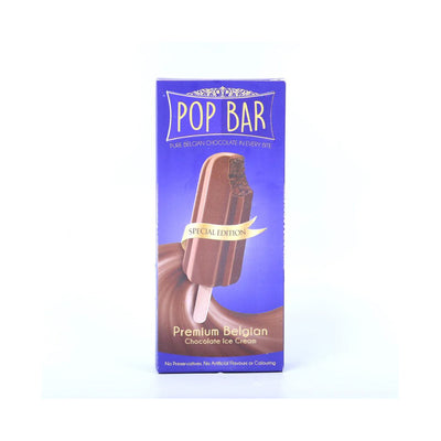 Pop Bar Belgian Chocolate Ice Cream 70g - Shams Shopping Centre Pop Bar