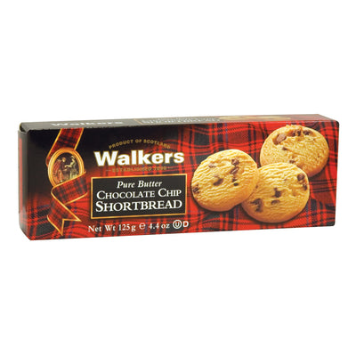 Walkers Pure Butter Chocolate Chip Shortbread 125g - Shams Shopping Centre Walkers
