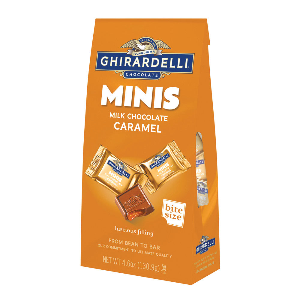 Ghirardelli Milk Chocolate & Caramel Minis Bag 130.9g Shams Shopping