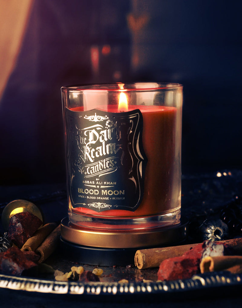 The Dark Realm Candle Blood Moon