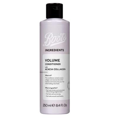 Boots Volume Acacia Collagen Conditioner 250ml - Shams Shopping Centre Boots