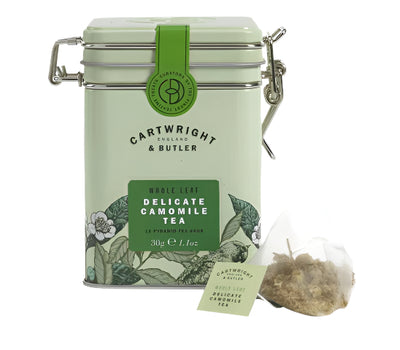 Cartwright & Butler Whole Leaf Delicate Camomile Tea Bags In Tin 30g - Shams Shopping Centre Cartwright & Butler
