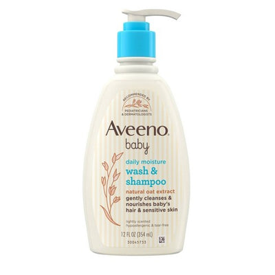Aveeno Baby Wash & Shampoo 354ml - Shams Shopping Centre Aveeno