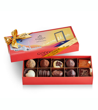 Godiva Heritage 10+8p Gift Box - Shams Shopping Centre Godiva