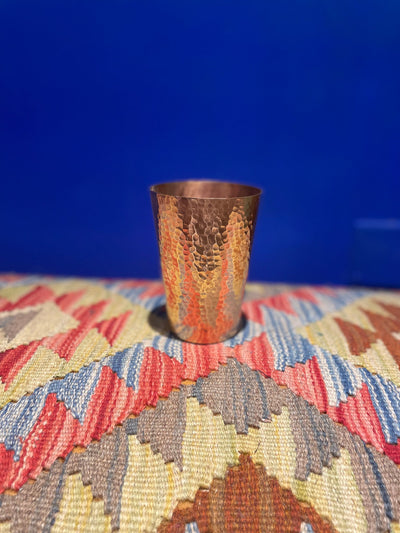 Laluna Copper Hammered Large Glass - Shams Shopping Centre Laluna