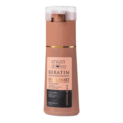 Argan De Luxe Keratin Easy & Smart Natural Black Shampoo 200ml - Shams Shopping Centre Argan De Luxe