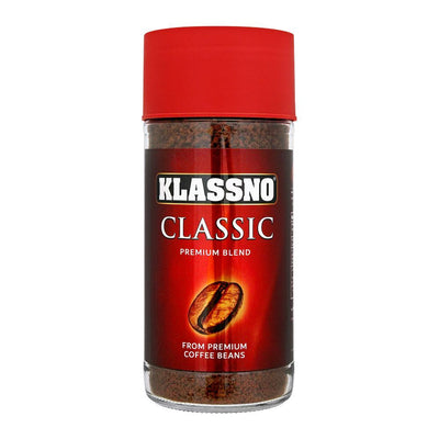 Klassno Classic Premium Blend Coffee Glass Jar 100gm - Shams Shopping Centre Klassno