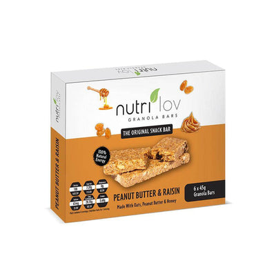 Nutrilov Peanut Butter Granola Bar 6X40g - Shams Shopping Centre Nutrilov