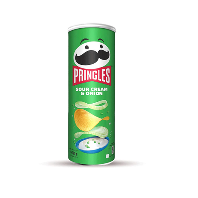 Pringles Sour Cream & Onion Chips 165g - Shams Shopping Centre Pringles